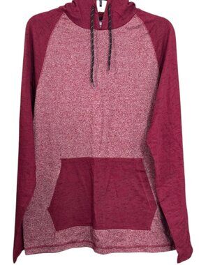 Distortion Men's Two-Tone Raglan Pullover Hoodie - Size M